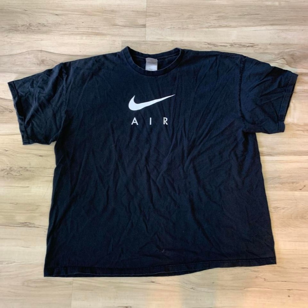 1990's vintage classic Nike Air black‎ cotton t-shirt